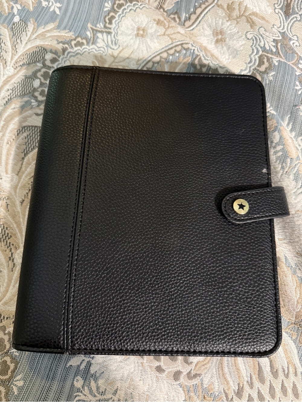 Franklin Planner Black Classic 7 Ring Binder Organizer Planner